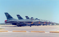  @ Randolph Afb Airport - 474th Tactical Fighter Wing line at Randolph AFB - by Zane Adams