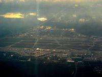  - Over Frankfurt early in the morning - Former USAF Rhein-Main Air Base in the middle of the picture - by Michel Teiten ( www.mablehome.com )