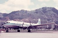  - PAA DC-6 in 1967,HKG Kai Tak airport - by metricbolt