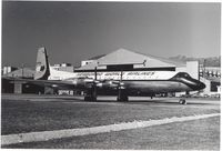 - Seaboard World CL-44D at HKG Kai Tak airport - by metricbolt