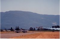  - Mig takeoff,1997 Abbotsford Int'l Airshow. - by metricbolt