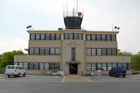  - restored art deco tower and terminal at Martin State Airport - by J.G. Handelman