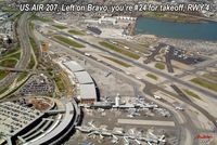  - Transcript Fake, but 23 planes in line.  No GA planes in line. - by Stephen Amiaga