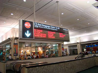  - Red Baggage Claim Sign - by N6701
