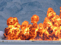  - Explosions at Aviation Nation 2007 - by Brad Campbell