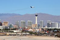  - Las Vegas skyline as seen from parking structure looking northwest. - by Dean Heald