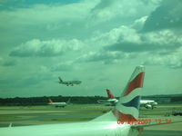  - Approach end of runway 26 at London Gatwick - by John J. Boling