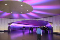  - Light tunnel between Concourse A and B - by Florida Metal