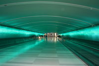  - Light tunnel between Concourse A and B - by Florida Metal