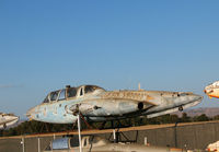  - ex French AF Fouga CM.170 Magister marked GE 315 580000 Hrs stacked at Estrella Air Museum side lot - by Steve Nation