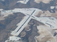  @ Wheeling Ohio Co Airport - Snow covered runways in Wheeling, WV - by Bob Simmermon