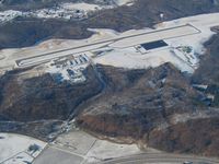  @ Richard Downing Airport - Looking NW over Coshocton, OH - by Bob Simmermon
