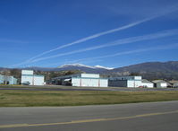  - Jet contrails over snow on Topa Topa Mountains - by Doug Robertson