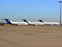  - Champion Air Las Vegas Charters standing on the General Aviation ramp at DFW - by Zane Adams