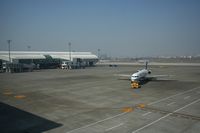  - Fokker 100 from Mandarin Arilines pushed back from International Terminal - by Michel Teiten ( www.mablehome.com )
