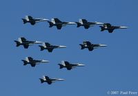  - Fleet flyby with Squadrons VFA-31, VFA-103, VFA-106, VFA-131 and VFA-211. - by Paul Perry