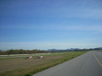  @ Corona Municipal Airport - Taxiway, and Rwy 25. - by COOL LAST SAMURAI