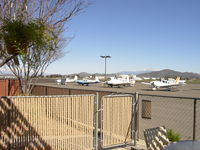  - Transient parking, a view from the airport restaurant. - by COOL LAST SAMURAI