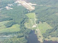  - Landing on 30 over seaplane base - by BobAviator Landing on 30 over seaplane base
