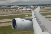  - Taking off from LHR in a A340 from Cathay - by Michel Teiten ( www.mablehome.com )