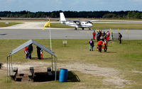  @ Deland Muni-sidney H Taylor Field Airport - Deland Airport , Florida boasts a very vibrant Skydiving  Club - by Terry Fletcher