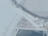  @ Deshler Municipal Landing Strip Airport - Winter look from 2500' - by Bob Simmermon