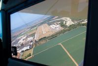  - Turning right base to final runway 25 Lompoc - by Mike Madrid
