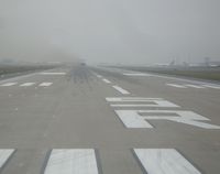  - Pulling on to 5R for take-off...we disappeared in a low ceiling right after leaving the ground. - by IndyPilot63