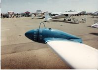  - 1976 Zlin 50 LA AKROBAT aerobatic aircraft at Camarillo EAA Air Show, Lycoming AEIO-540-wingtip fuel tank with visible gauge. N number does not compute-N6660B, Help? (Aircraft destroyed-one fatal-in 1996). - by Doug Robertson