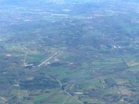  @ Mcminn County Airport - Looking E from 9000' - by Bob Simmermon