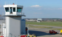  @ Southampton Airport - Controllers at Southampton ATC watch as a Brit Air ATR flight departs - by Terry Fletcher