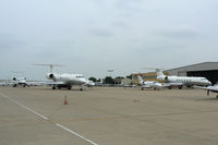  - Invasion of the Biz Jets - THREE Lockheed Martin, Black and Decker, Misc GV, Cessna Jet, and one from Mexico along with the small ones... - by Zane Adams