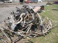  - The remains of a taildragger after the hangar fire on 27 April 2008 - by Timothy Aanerud