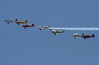  @ Draughon-miller Central Texas Regional Airport - At Central Texas Airshow - Falcon Flight - by Zane Adams
