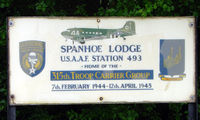  @ OOOO - Sign at the entrance to Spanhoe Airfield - by Terry Fletcher