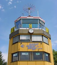 @ Flugplatz Freiburg Airfield Airport - Freiburg Control Tower - by J. Thoma