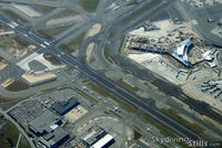  - Traffic jam at JFK seen from 6000 feet. - by Dave G