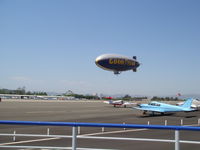  - Goodyear Blimp low approach at SMO Rwy21 - by COOL LAST SAMURAI