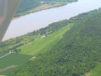  @ Lee Bottom Airport - Looking SE from 2500' - by Bob Simmermon