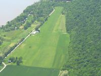  @ Lee Bottom Airport - Looking S from 2500' - by Bob Simmermon