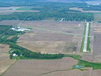  - Looking down runway 28 at Sidney, Ohio - by Bob Simmermon