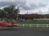  - 'Welcome to Agua Dulce Airpark Ranch' SZP's N184RF Van's RV-8 parked. - by Doug Robertson