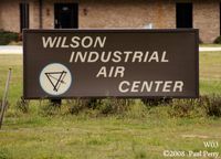  @ Wilson Industrial Air Center Airport - New sign, sporting an airport diagram - by Paul Perry