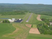  @ Wellsboro Johnston Airport - Looking down runway 28 - by Bob Simmermon