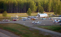  - An overview of Talkeetna State Airport , Alaska - by Terry Fletcher