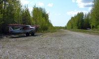  @ Talkeetna Village Strip Airport - The Talkeetna Village Airstrip is preserved on the National Register for the part is played in the pioneering flights involving Mt.McKinley - by Terry Fletcher