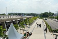  - Swiss side of the binational airport arrival niveau - by runway16