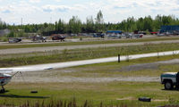  @ Bradley Sky-ranch Airport - Bradley Skyranch , North Pole - a view across the main GA ramps - by Terry Fletcher