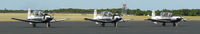  @ Waco Regional Airport - Three USAF T-6A's on the ramp at Waco Regional - by Zane Adams