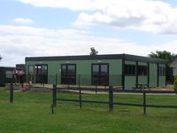  - New clubroom at parachute school - by Simon Palmer
